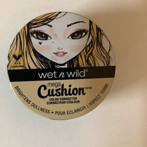 WET N WILD MEGA CUSHION COLOR CORRECTOR #765B YELLOW-BRIGHTENS 0.28 OZ SEALED